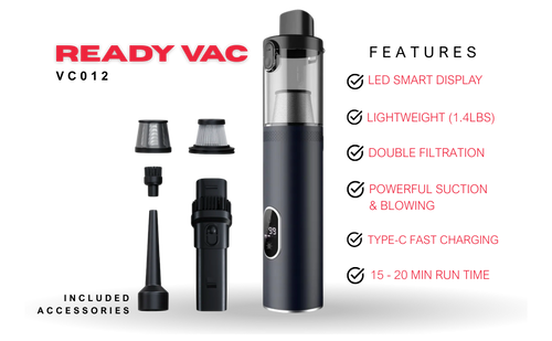 Ready Vac - Premium Handheld Vacuum